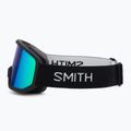 Lyžařské brýle Smith Transfer black/green sol-x mirror 4