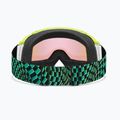 Dětské lyžařské brýle Smith Daredevil Jr electric lime left turn/blue sensor mirror 7