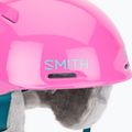 Dětská lyžařská helma Smith Glide Jr Mips vivid pink hearts 5