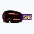 Dětské lyžařské brýle Smith Daredevil S1 black donuts/blue sensor mirror antifog