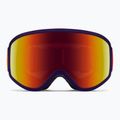 Dětské lyžařské brýle Smith Reason OTG S3 deep plum gradient/red solx mirror antifog 2
