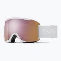 Lyžařské brýle Smith Squad S2 white vapor/chromapop everyday rose gold mirror