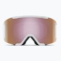 Lyžařské brýle Smith Squad S2 white vapor/chromapop everyday rose gold mirror 2
