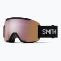 Lyžařské brýle Smith Squad S2 black/chromapop everyday rose gold mirror