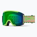 Lyžařské brýle Smith Squad S2 slime static shag/chromapop everyday green mirror