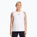 Dámské tréninkové tílko top Under Armour Rival Muscle Tank white/black