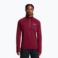 Pánská běžecká mikina Under Armour Launch Elite CW Half Zip cardinal/reflective