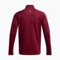 Pánská běžecká mikina Under Armour Launch Elite CW Half Zip cardinal/reflective 4