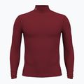 Pánské tričko longsleeve Under Armour Elite Mock CG cardinal/metallic silver