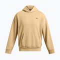 Pánská mikina  Under Armour Icon HWT Fleece Wash OS Hoodie camel/white 5