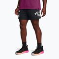 Pánské šortky Under Armour Project Rock Terry Badge Of Honor Fleece black