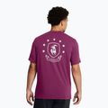 Pánské tréninkové tričko Under Armour Project Rock Badge Of Honor purple 2