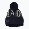 Pánská zimní čepice  Under Armour Halftime Pom Beanie midnight navy/summit white 3