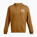 Pánská mikina  Under Armour Project Rock Icon Fleece Hoodie yellow ochre/silt 4