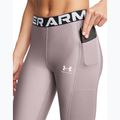 Dámské fitness legíny  Under Armour HeatGear Rib tetra gray/white 4