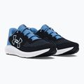 Dámské běžecké boty  Under Armour Charged Pursuit 3 Big Logo black/horizon blue/white 8