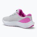 Dámské běžecké boty  Under Armour Charged Surge 4 halo gray/vivid magenta/vivid magenta 3