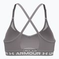 Fitness  podprsenka Under Armour Crossback Low tetra gray/white 2