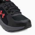 Pánské běžecké boty  Under Armour Charged Bandit Trail 3 black/black/racer red 7