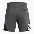 Pánské šortky  Under Armour Curry Splash Fleece Short castlerock full heather/black/white clay 2