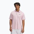 Pánské polo tričko Under Armour Tech Polo prime pink/pitch gray