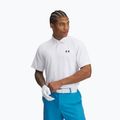 Pánská polo tričko Under Armour Tee To Green Pique Polo white/black