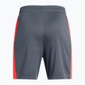 Dětské fotbalové  šortky Under Armour Challenger Knit downpour gray / fire / white 2