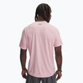 Pánské tričko Under Armour Tech Textured prime pink/black 2