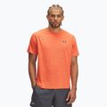 Pánské tričko Under Armour Tech Textured fire/ares red/castlerock