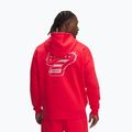 Pánská mikina Under Armour Project Rock Icon Fleece FZ lava red 2