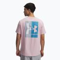 Pánské tričko  Under Armour 60/40S Evol Logo prime pink/ether blue/white 2