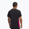 Pánské běžecké tričko Under Armour Trail Run Zip black/shaded fuchsia/reflective 2