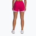 Dámské běžecké šortky Under Armour Fly By 2in1 shaded fuchsia / prime pink / reflective 3