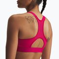 Sportovní podprsenka Under Armour HeatGear Armour High shaded fuchsia 3