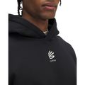 Pánská mikina Under Armour Curry Splash Hoodie black / white clay 3