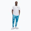 Pánské kalhoty Under Armour Rival Terry Jogger s potiskem ether blue/onyx white 2