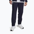 Pánské kalhoty Under Armour Rival Woven Windbreaker Pant midnight navy/midnight navy/white