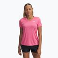 Dámské tréninkové tričko Under Armour Tech V-Twist super pink/bílá
