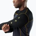 Pánské termo tričko Longsleeve Smartwool Classic Thermal Merino Base Layer Colorblock Crew Boxed charcoal/honey gold 3