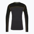 Pánské termo tričko Longsleeve Smartwool Classic Thermal Merino Base Layer Colorblock Crew Boxed charcoal/honey gold 4
