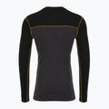 Pánské termo tričko Longsleeve Smartwool Classic Thermal Merino Base Layer Colorblock Crew Boxed charcoal/honey gold 5