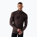 Pánská termoregulační mikina Smartwool Classic Thermal Merino Base Layer 1/4 Zip Boxed barva minky shift