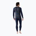 Pánská termoakční mikina Smartwool Merino 250 Baselayer Crew Boxed deep navy geo peaks 2