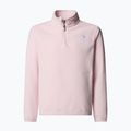 Dětská fleece mikina The North Face Teen Glacier 1/4 Zip pale blossom