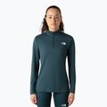 Dámské tričko The North Face Flex 1/4 Zip Slim deep cypress