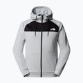 Pánská mikina The North Face Reaxion Fleece Full Zip Hoodie high rise grey light heather