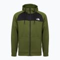 Pánská mikina The North Face Reaxion Fleece Full Zip Hoodie woodland green/black