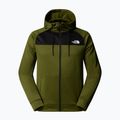 Pánská mikina The North Face Reaxion Fleece Full Zip Hoodie woodland green/black