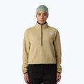 Dámská mikina The North Face Glacier Fleece 1/2 Zip Short khaki stone