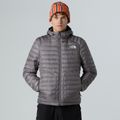 Pánská péřová bunda The North Face Huila Synthetic Hoodie smoked pearl